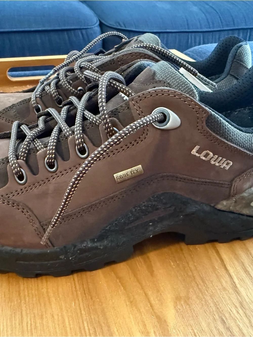 Lowa Brown and Black Gore-Tex Men’s Hiking Boots